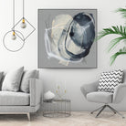 Tandem Loops II by Jennifer Goldberger on GIANT ART - beige abstract abstract