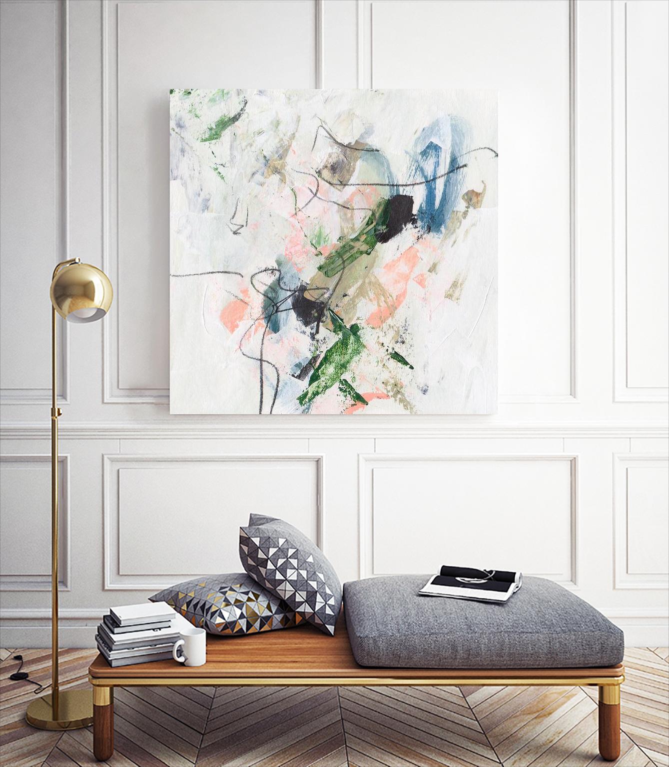 Approaching Spring II by Melissa Wang on GIANT ART - pink abstract abstract