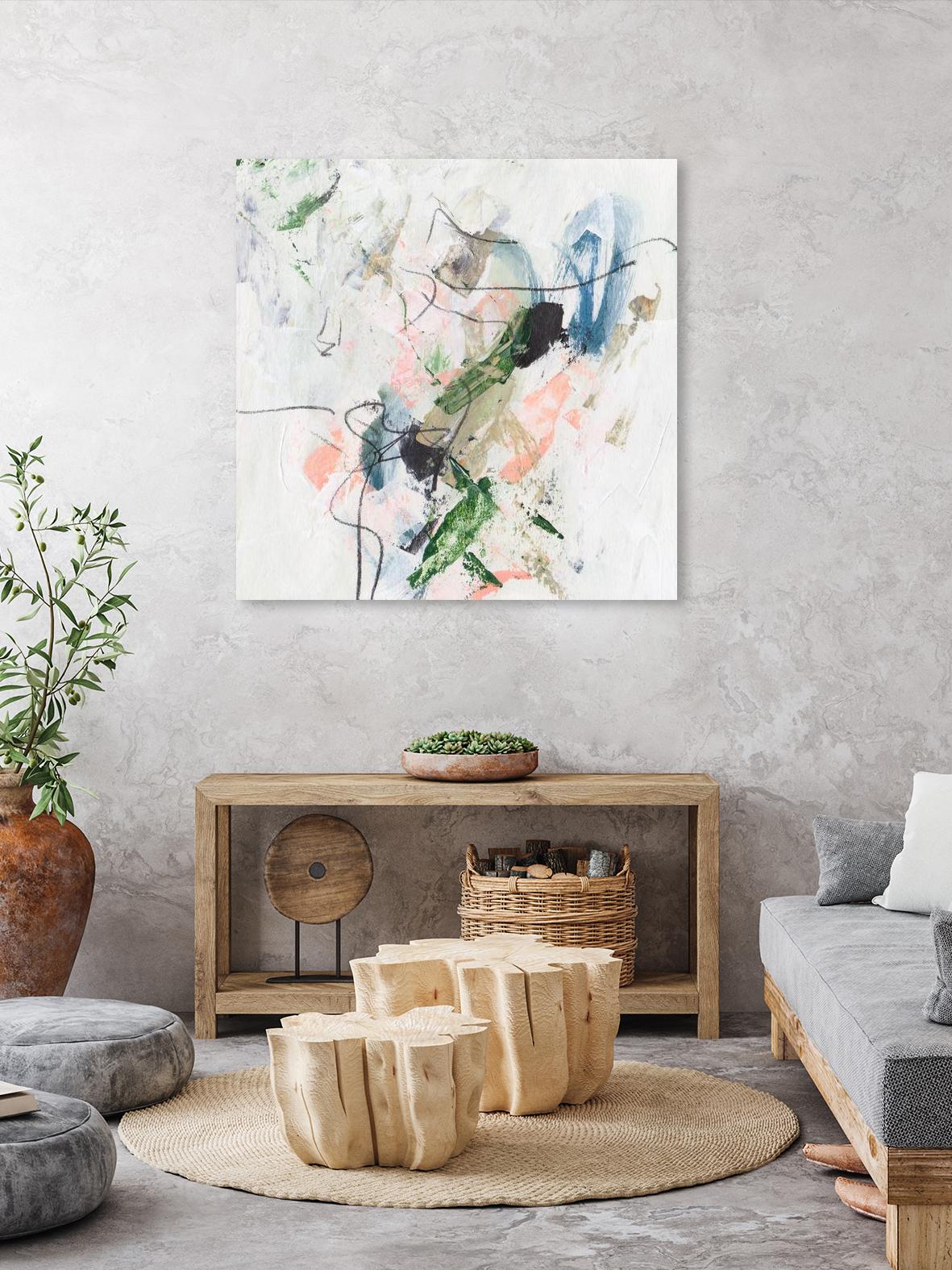 Approaching Spring II by Melissa Wang on GIANT ART - pink abstract abstract