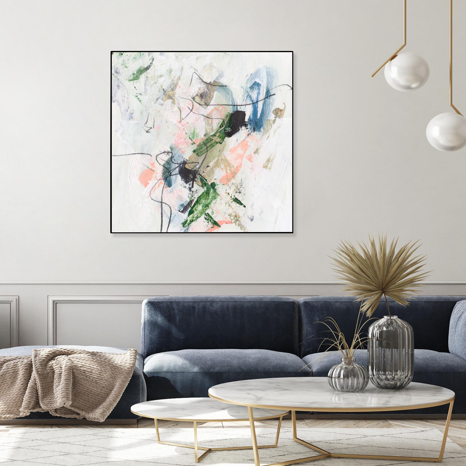 Approaching Spring II by Melissa Wang on GIANT ART - pink abstract abstract