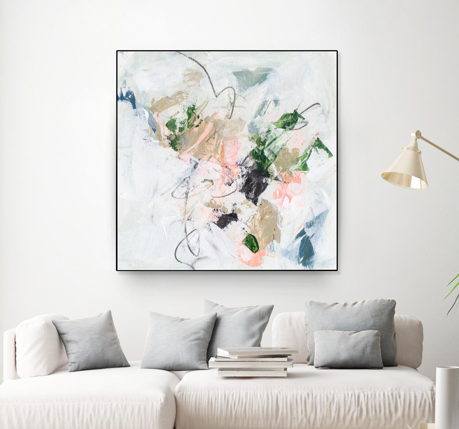 Approaching Spring IV by Melissa Wang on GIANT ART - pink  abstract abstract 