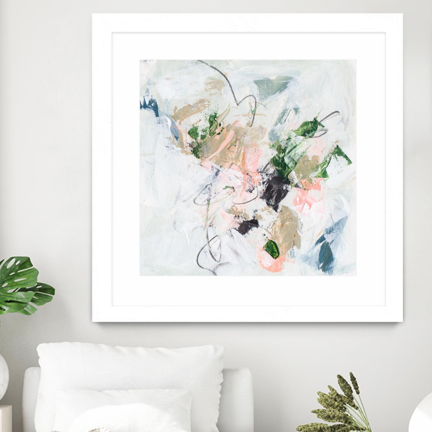 Approaching Spring IV by Melissa Wang on GIANT ART - pink  abstract abstract 