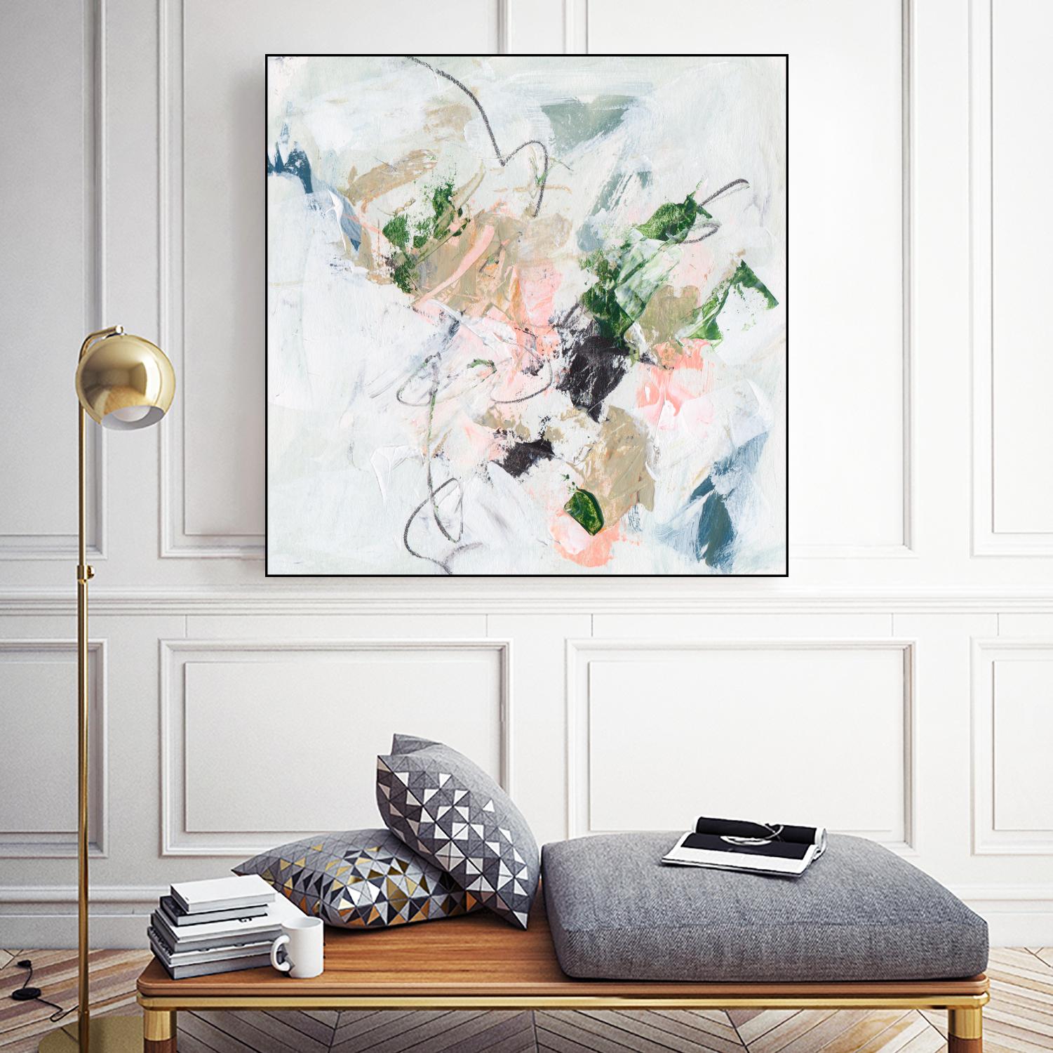 Approaching Spring IV by Melissa Wang on GIANT ART - pink  abstract abstract 