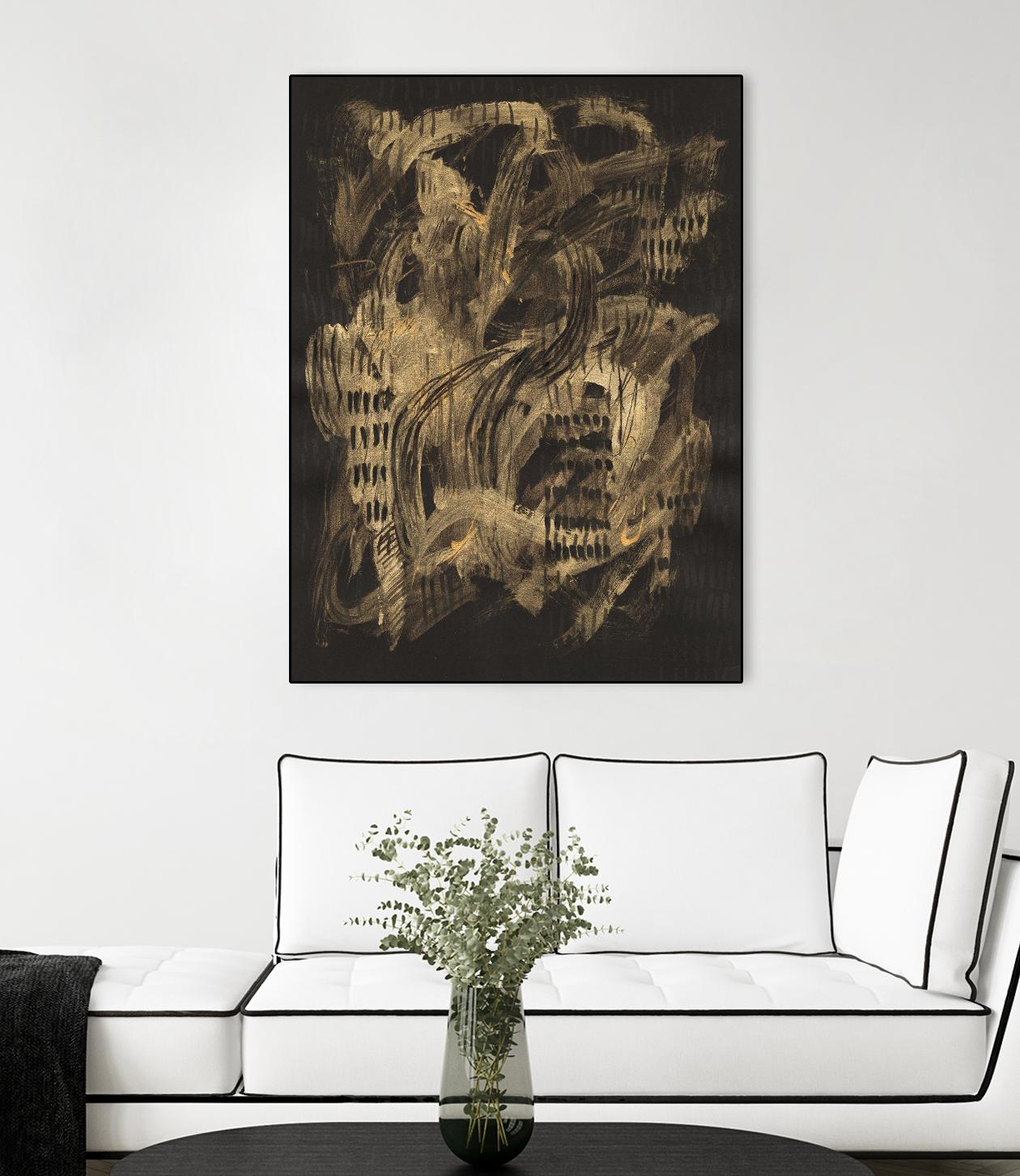 Velocity by Lori Arbel on GIANT ART - gold abstract abstract
