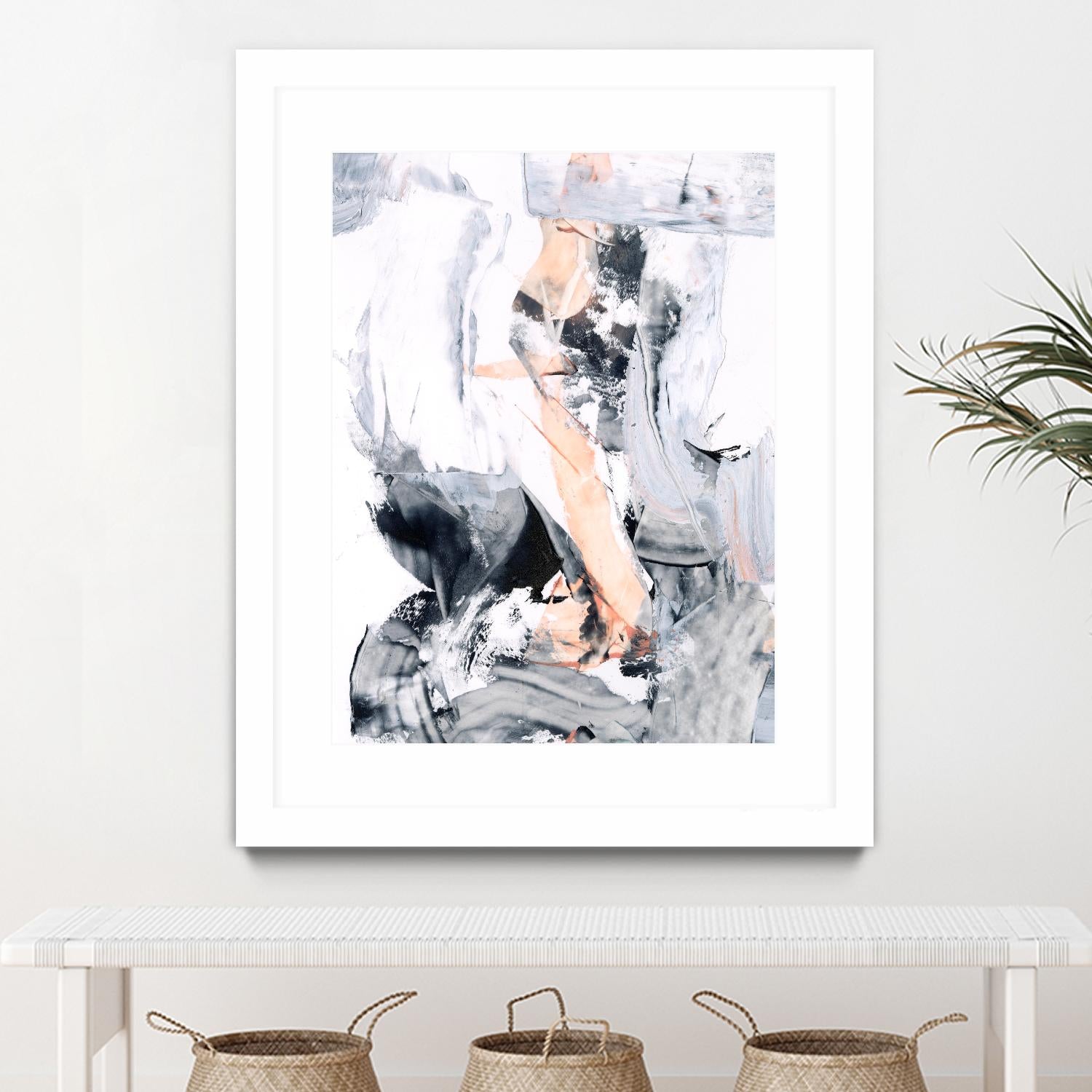 Blush Flame II by Ethan Harper on GIANT ART - white abstract abstract