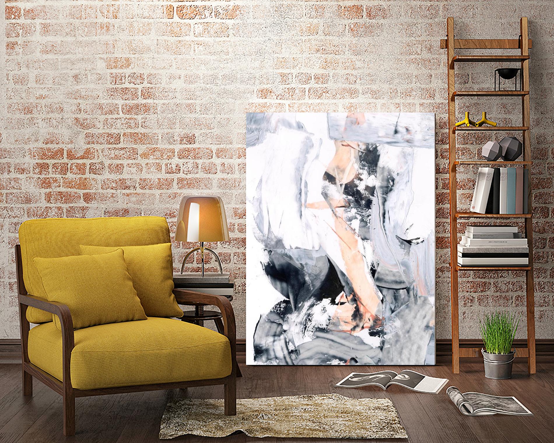 Blush Flame II by Ethan Harper on GIANT ART - white abstract abstract