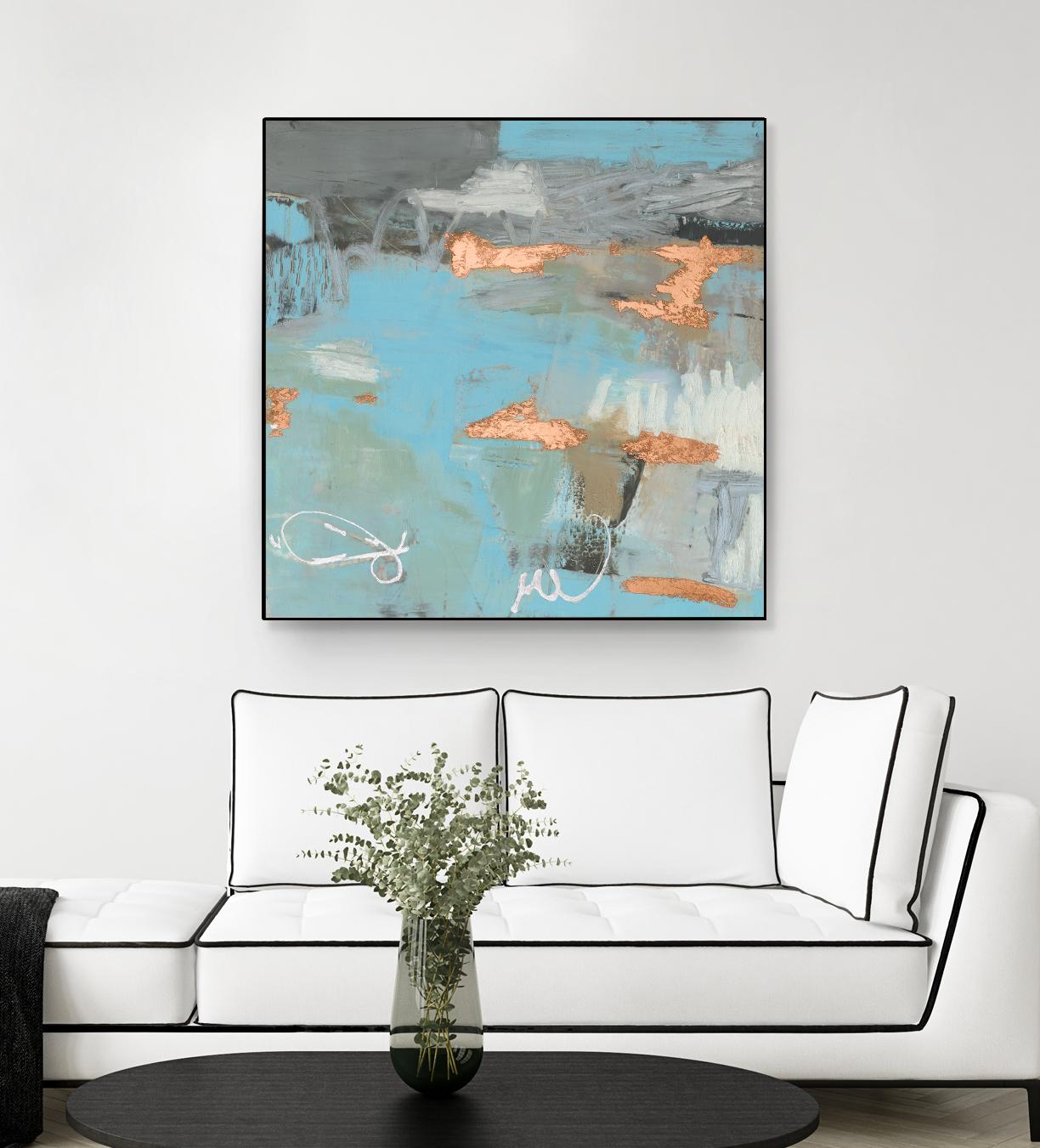 Thither III by Sue Jachimiec on GIANT ART - gold abstract abstract 