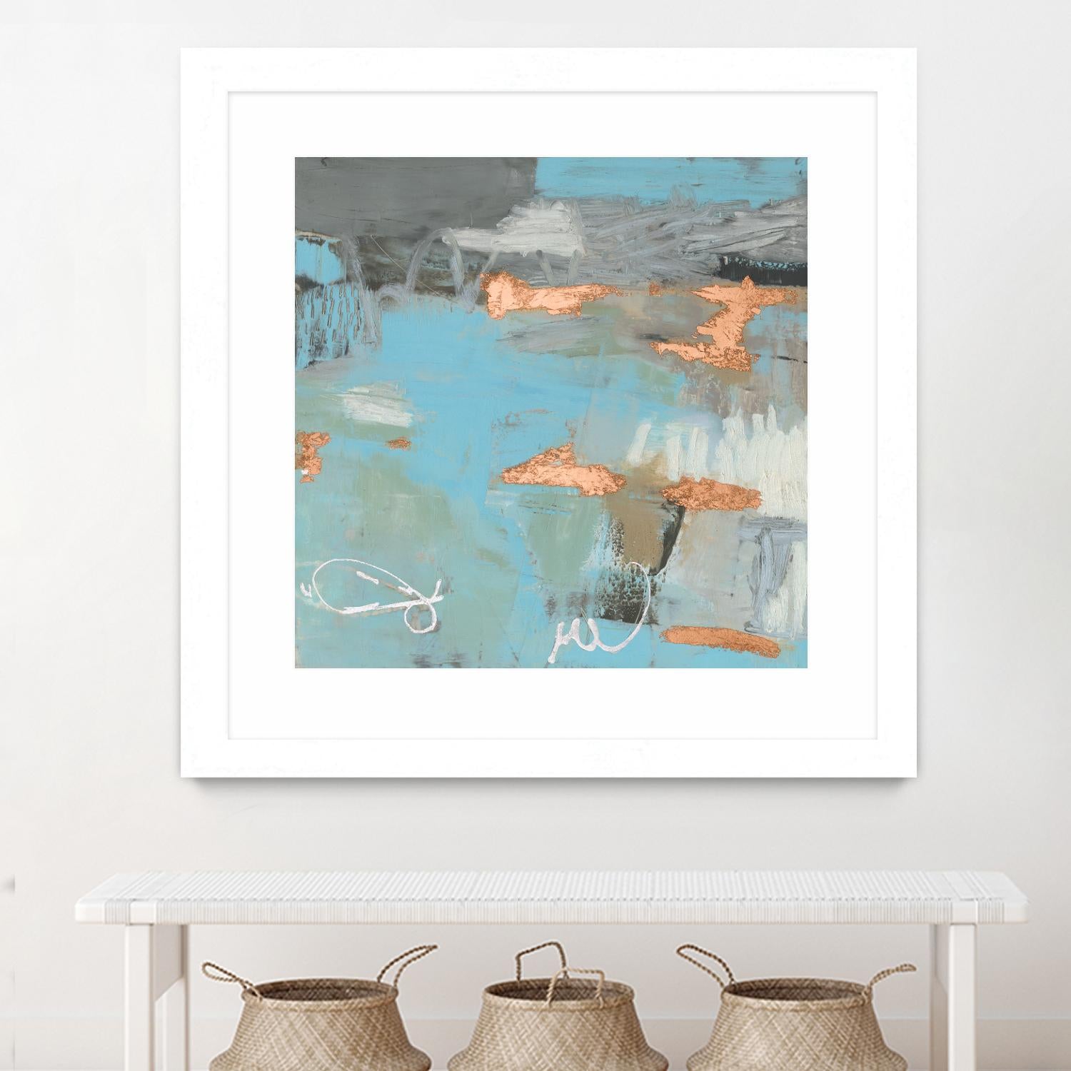 Thither III by Sue Jachimiec on GIANT ART - gold abstract abstract 