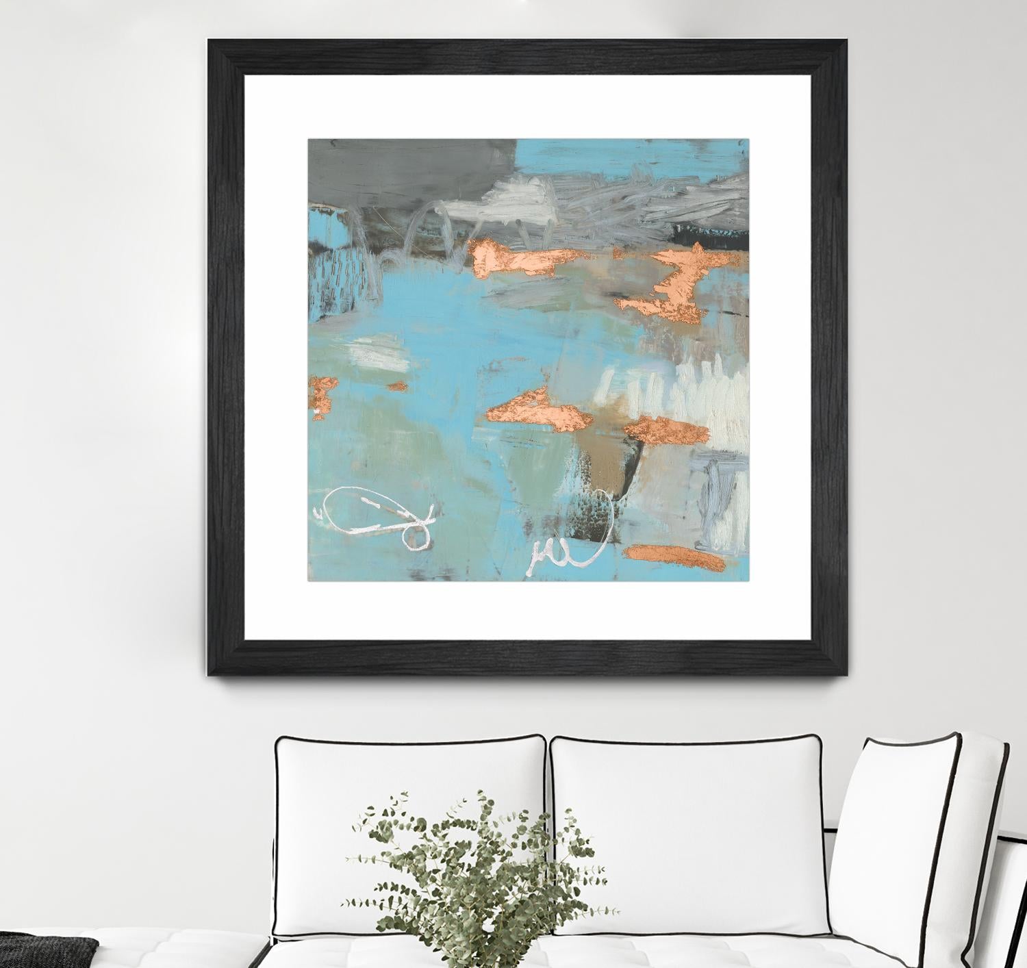 Thither III by Sue Jachimiec on GIANT ART - gold abstract abstract 