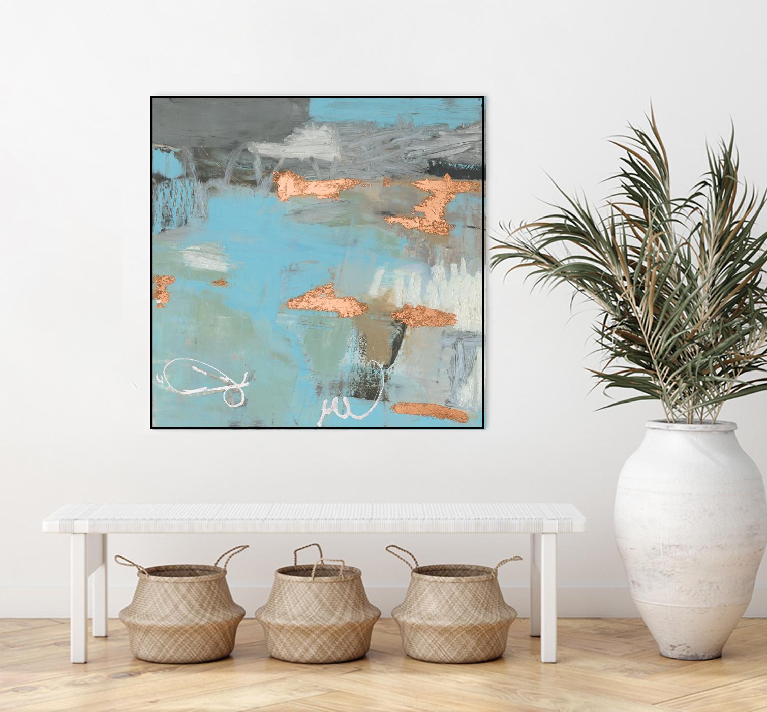 Thither III by Sue Jachimiec on GIANT ART - gold abstract abstract 