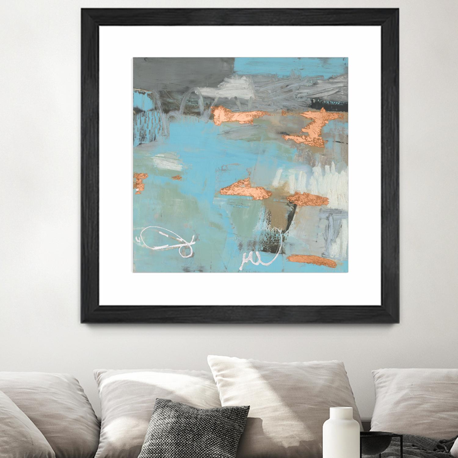 Thither III by Sue Jachimiec on GIANT ART - gold abstract abstract 