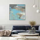 Printed Thither III by Sue Jachimiec on GIANT ART - beige abstract 