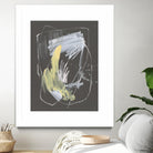 Sunny Marks II by Jennifer Goldberger on GIANT ART - grey  abstract abstract 