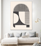 Unknown Space IV by Melissa Wang on GIANT ART - beige abstract abstract 