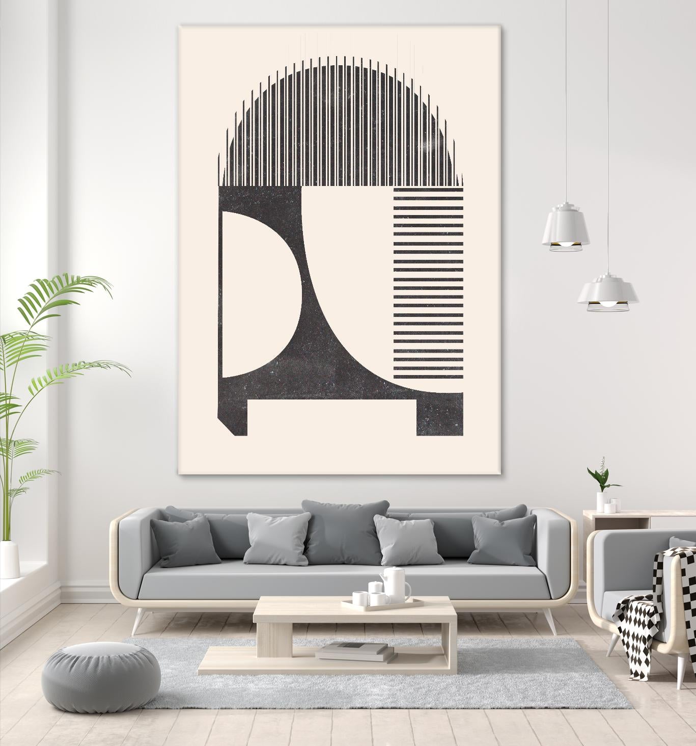 Unknown Space IV by Melissa Wang on GIANT ART - beige abstract abstract 