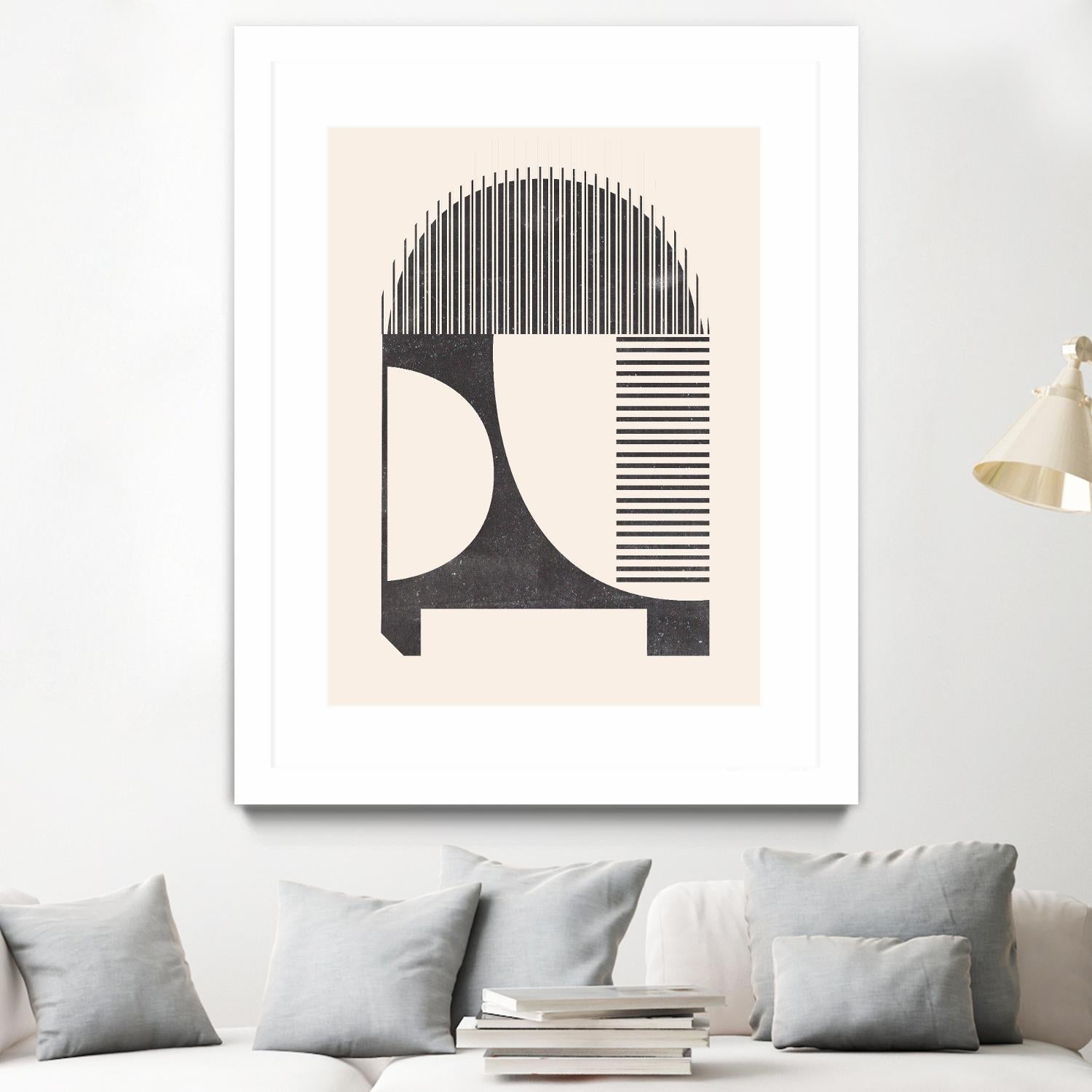 Unknown Space IV by Melissa Wang on GIANT ART - beige abstract abstract 