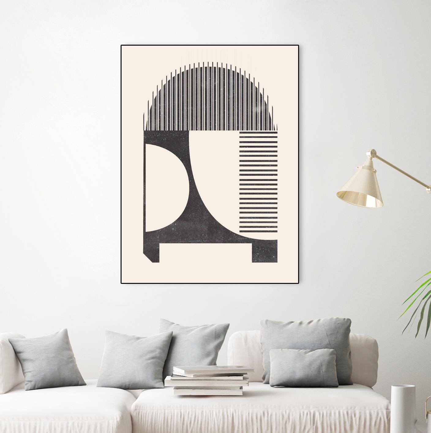 Unknown Space IV by Melissa Wang on GIANT ART - beige abstract abstract 