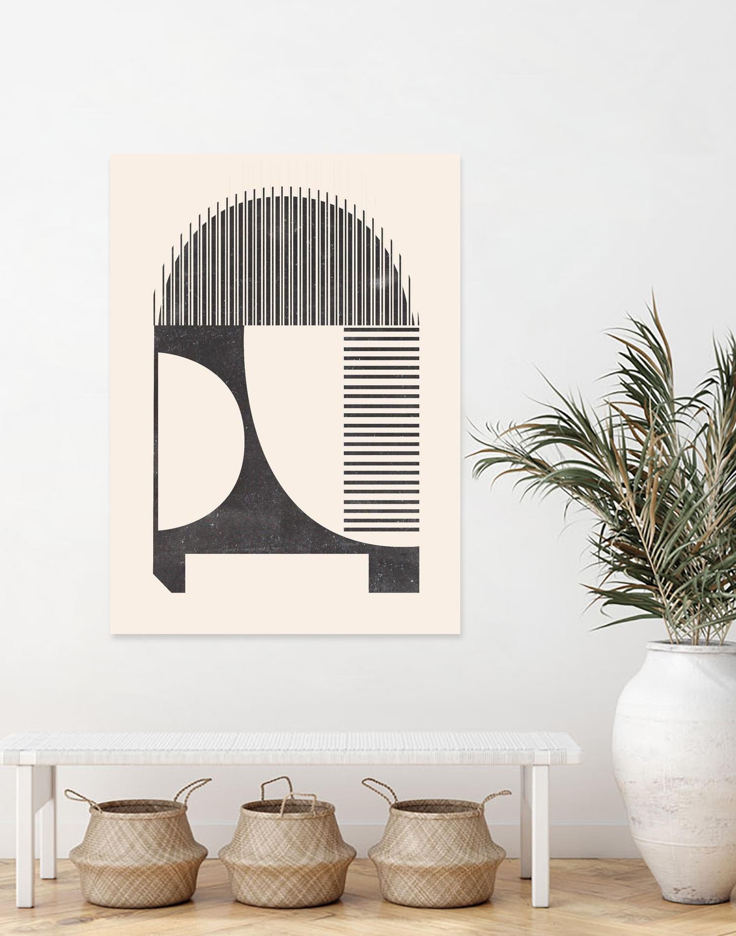 Unknown Space IV by Melissa Wang on GIANT ART - beige abstract abstract 