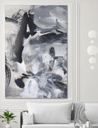 Black & White Mix III by Christina Long on GIANT ART - grey  abstract abstract 