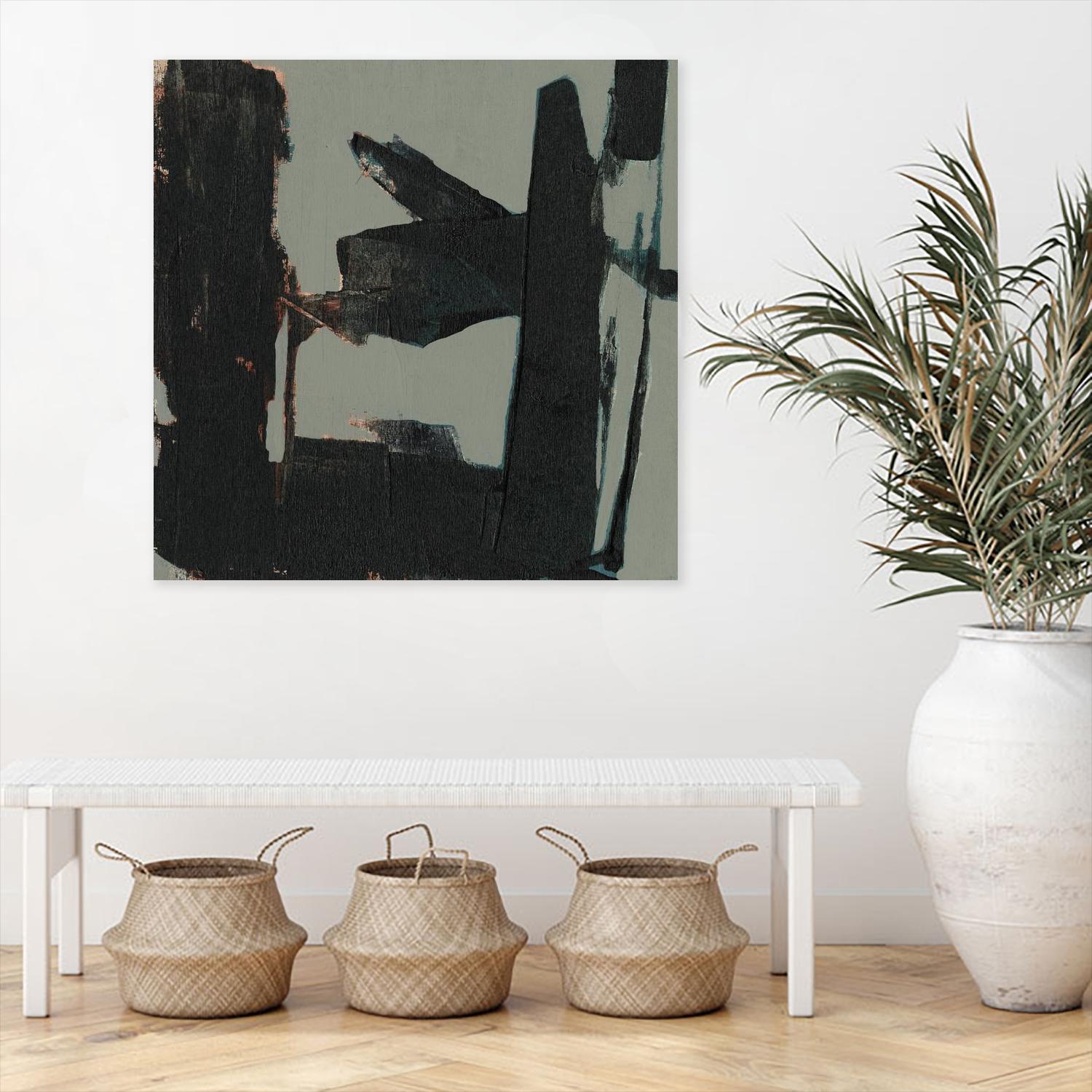 Ode an Kline II by Jennifer Goldberger on GIANT ART - grey  abstract abstract