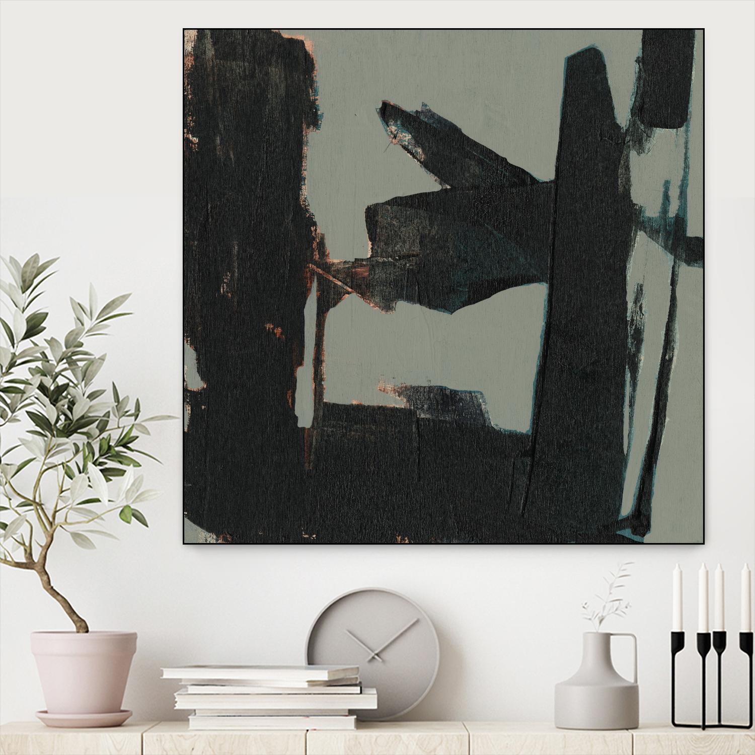 Ode an Kline II by Jennifer Goldberger on GIANT ART - grey  abstract abstract