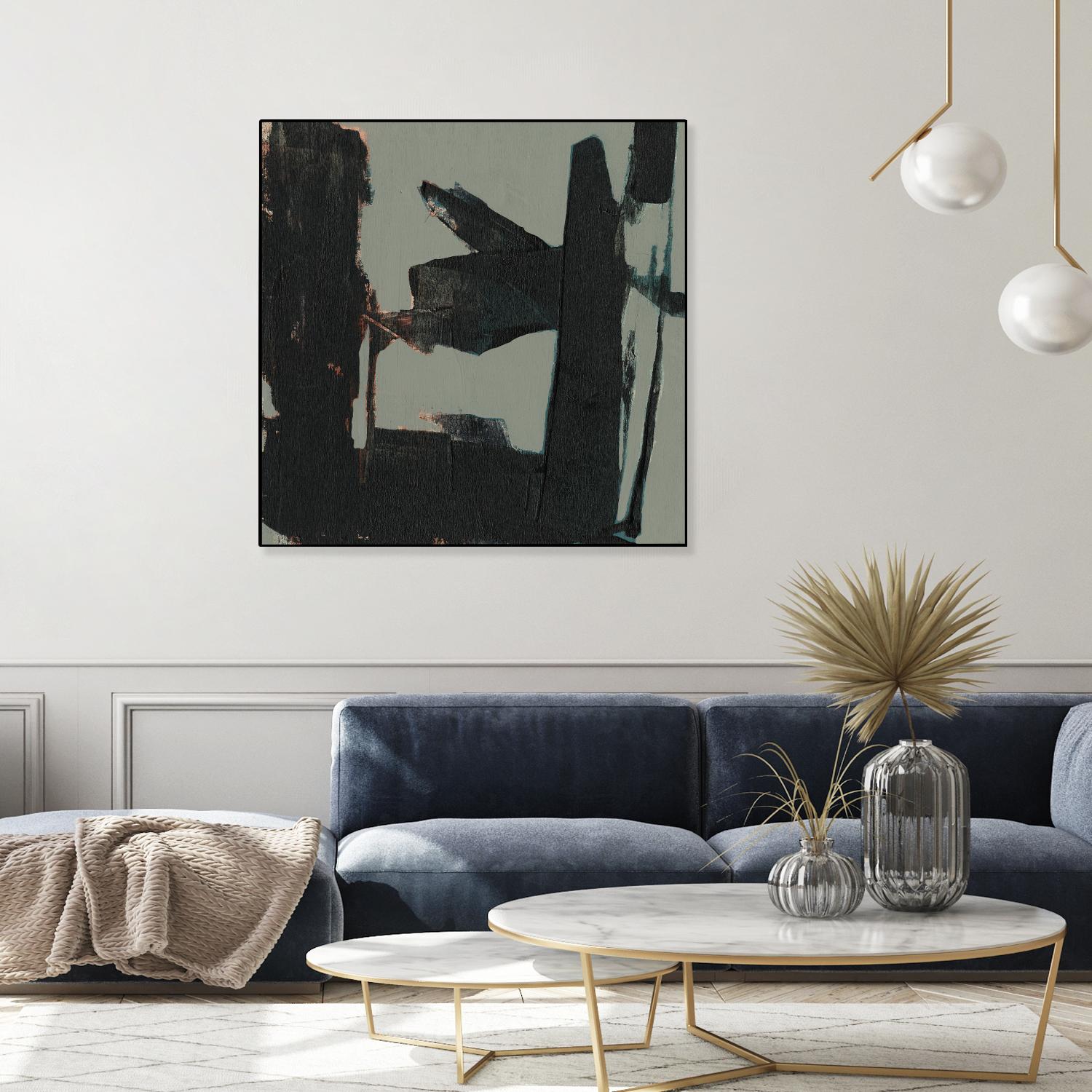 Ode an Kline II by Jennifer Goldberger on GIANT ART - grey  abstract abstract