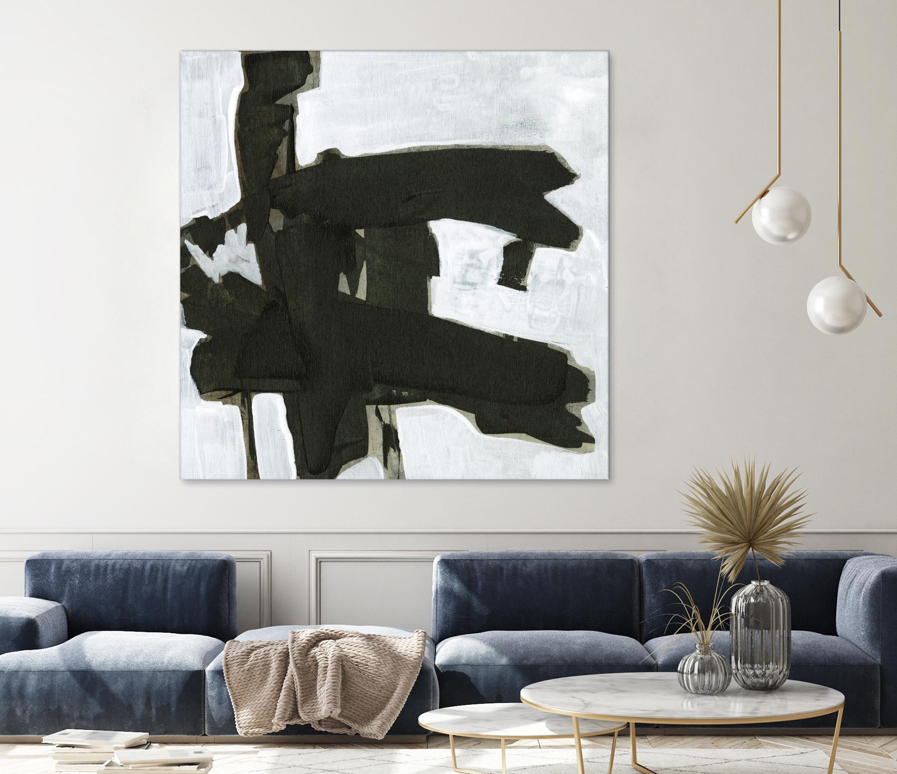 Ode an Kline VII by Jennifer Goldberger on GIANT ART - white abstract abstract