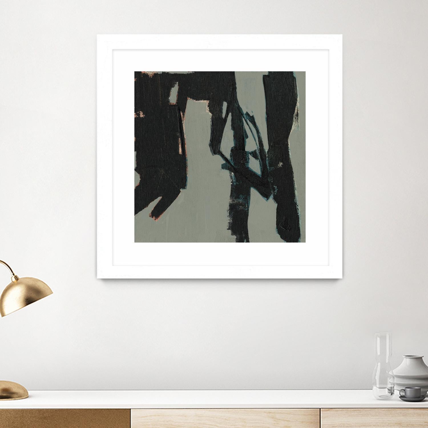 Ode an Kline VIII by Jennifer Goldberger on GIANT ART - black abstract abstract