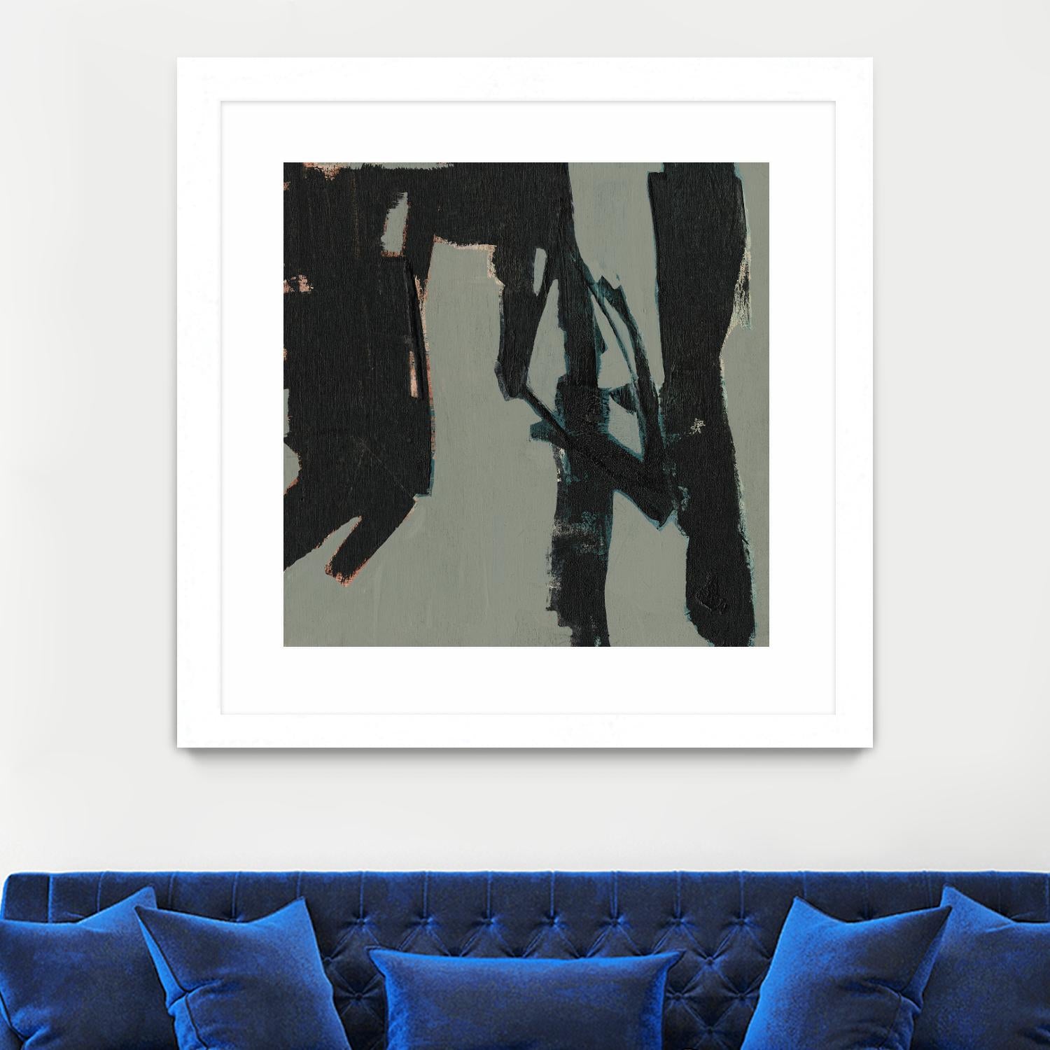 Ode an Kline VIII by Jennifer Goldberger on GIANT ART - black abstract abstract