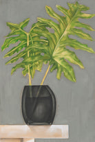 Frond in Vase II by Jennifer Goldberger on GIANT ART - beige botanicals nature