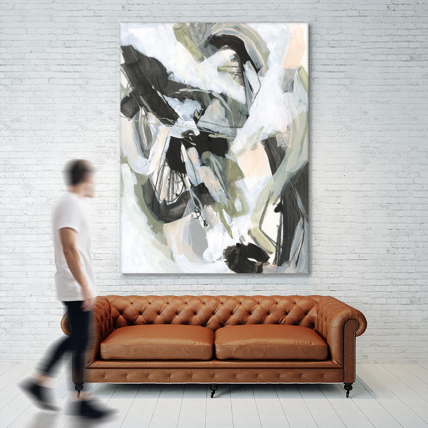 Electron Net II by June Vess on GIANT ART - pink abstract abstract 