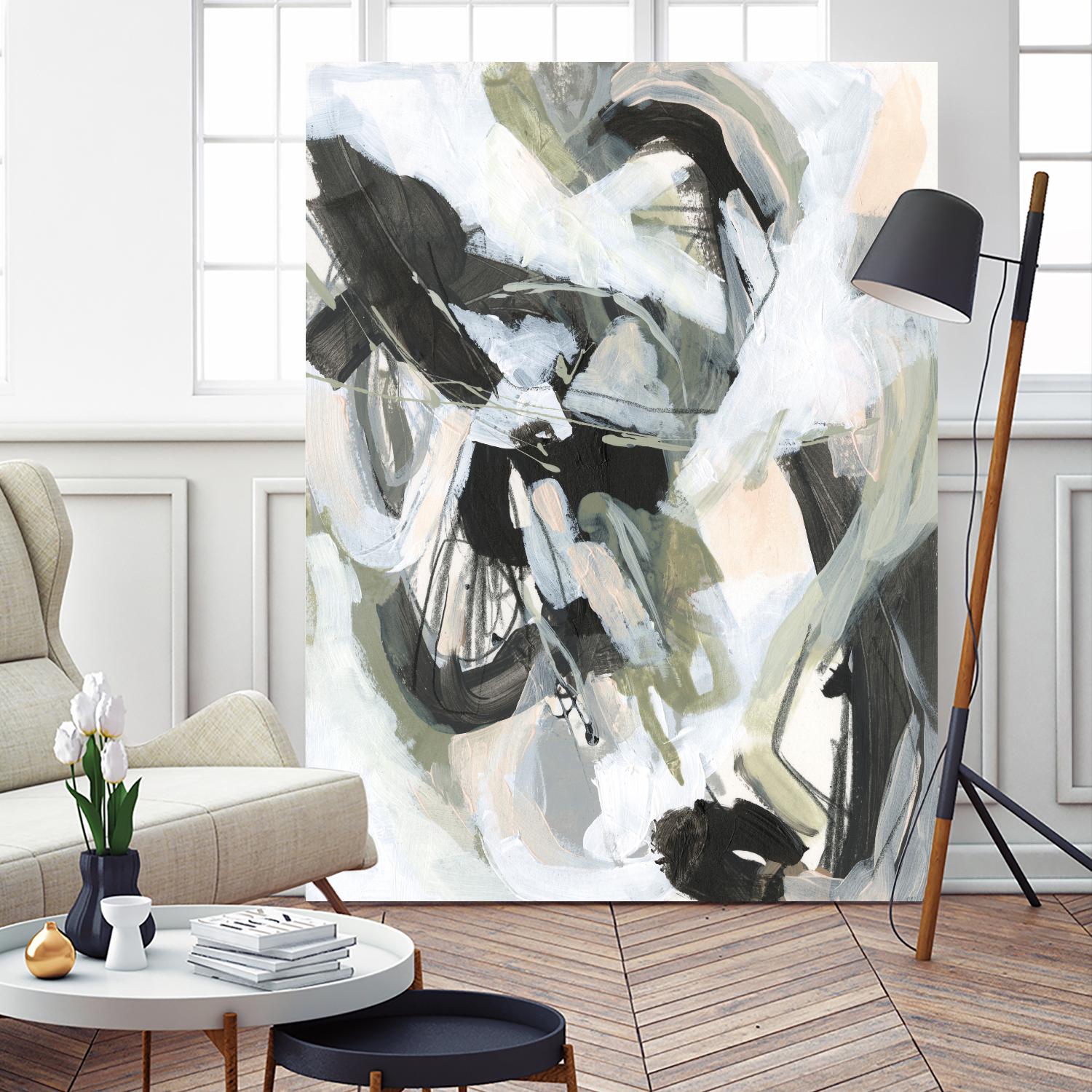 Electron Net II by June Vess on GIANT ART - pink abstract abstract 