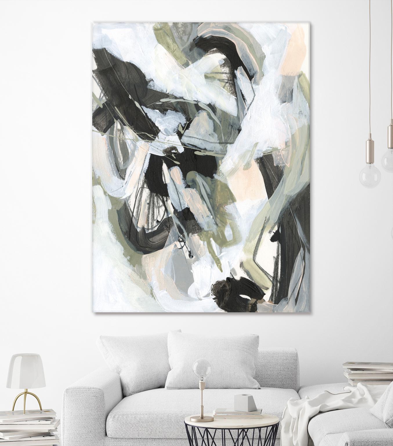 Electron Net II by June Vess on GIANT ART - pink abstract abstract 