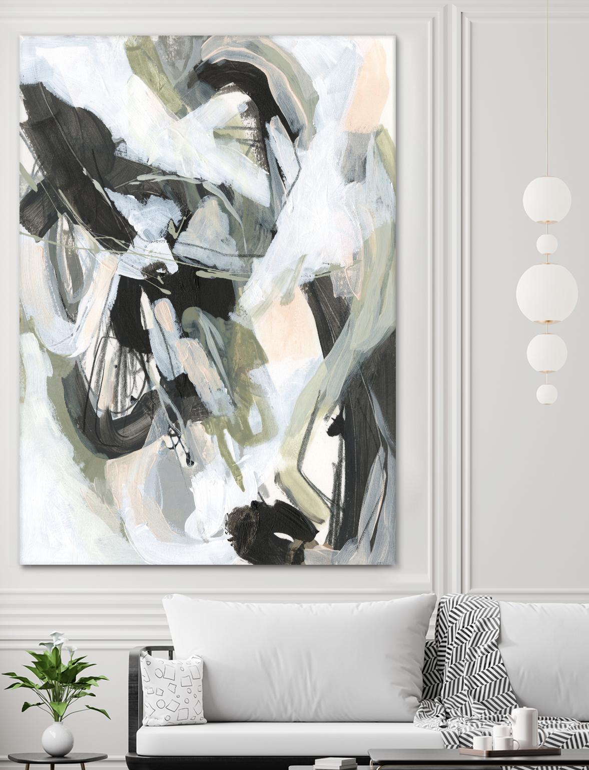 Electron Net II by June Vess on GIANT ART - pink abstract abstract 