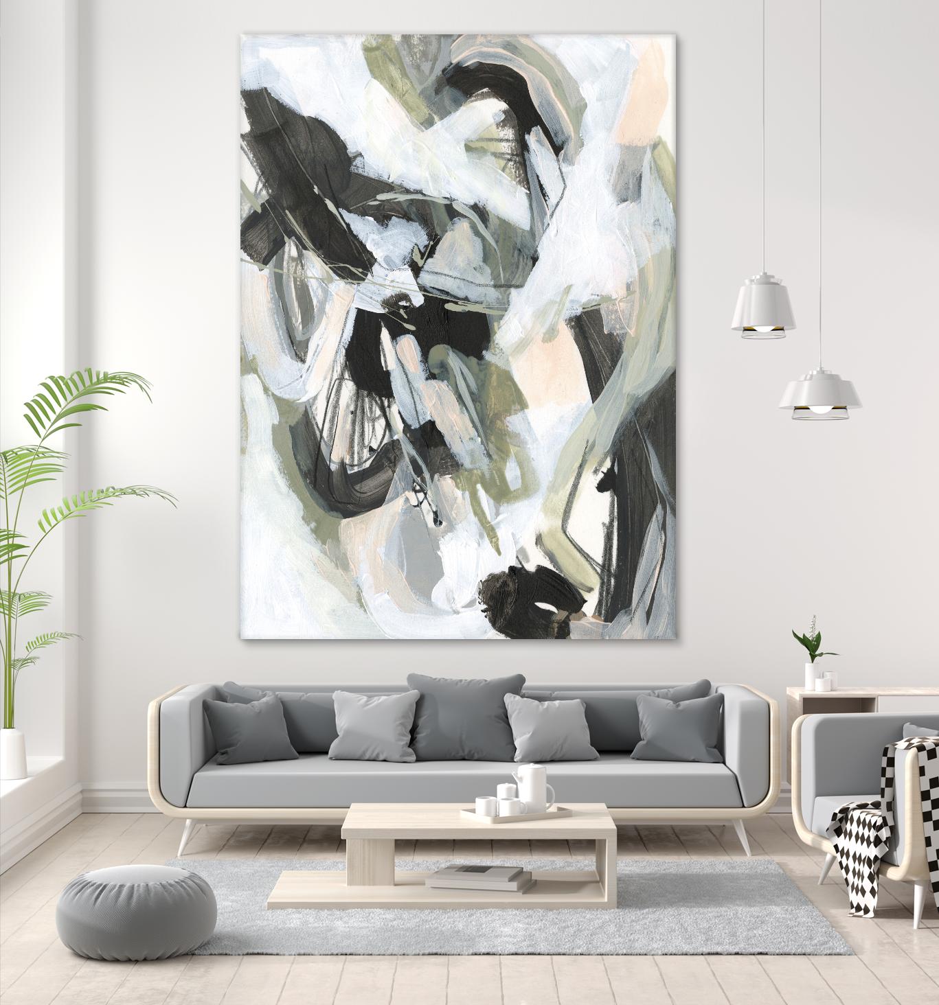 Electron Net II by June Vess on GIANT ART - pink abstract abstract 