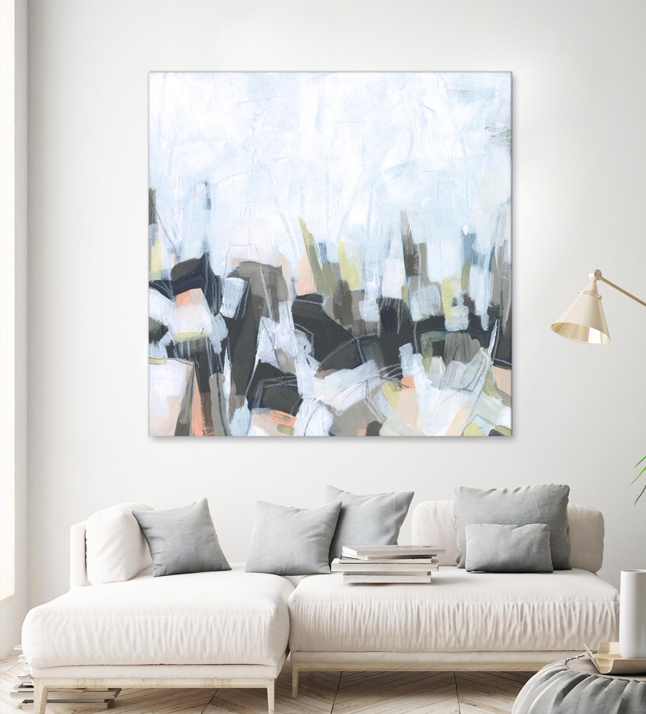 Geode Constellations I by June Vess on GIANT ART - pink abstract abstract 