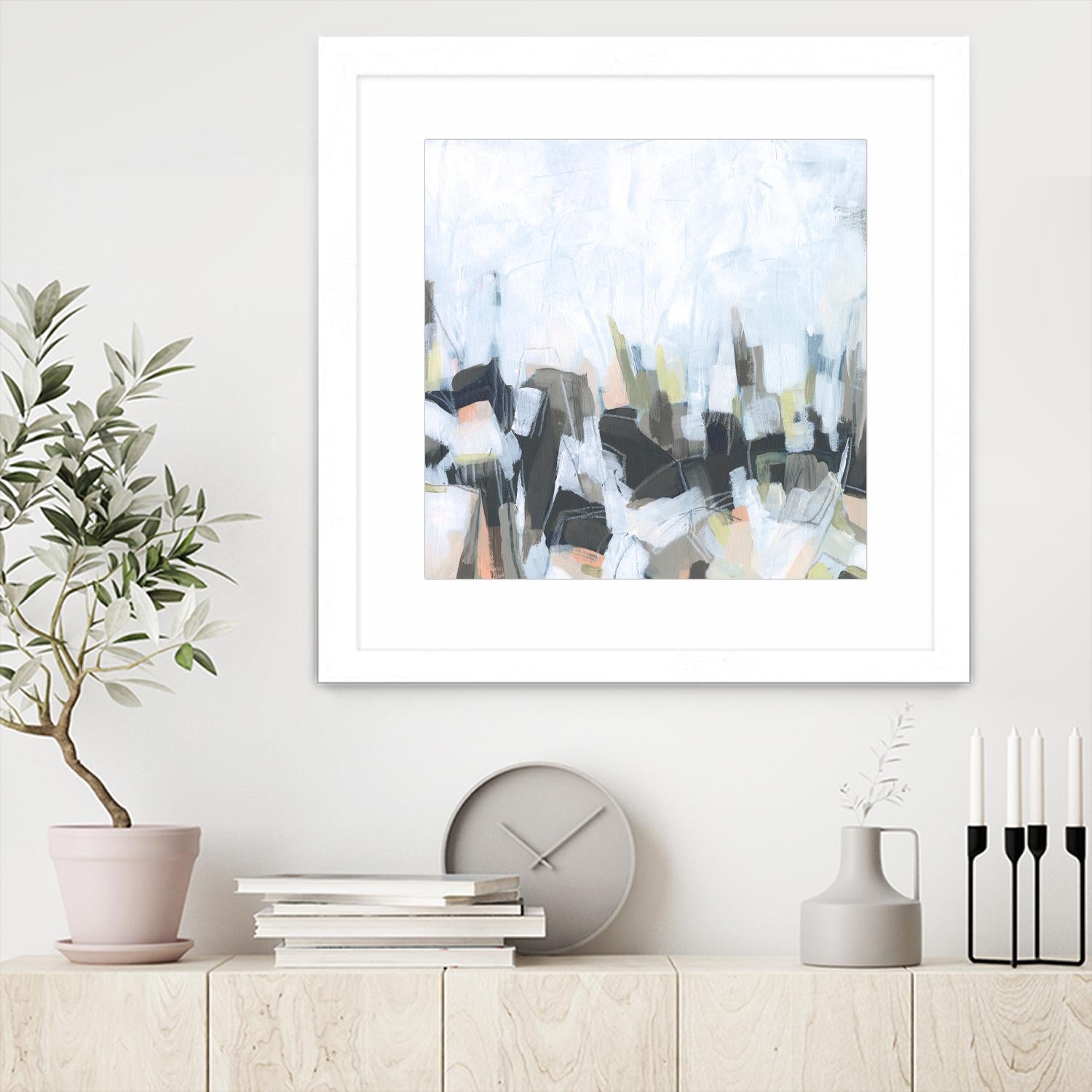 Geode Constellations I by June Vess on GIANT ART - pink abstract abstract 