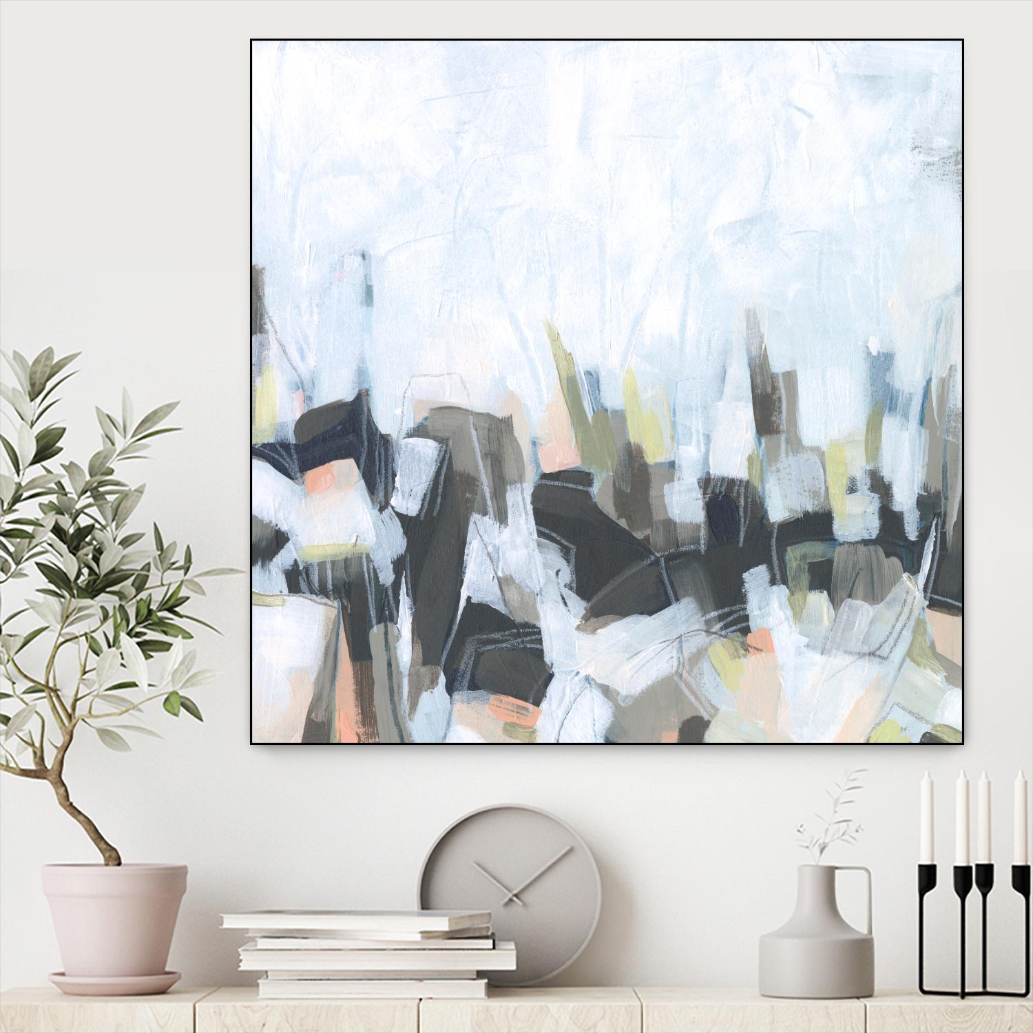 Geode Constellations I by June Vess on GIANT ART - pink abstract abstract 