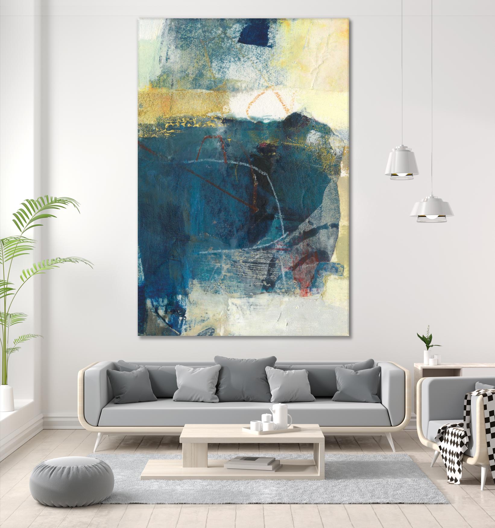 Frazil III by Sue Jachimiec on GIANT ART - gold abstract abstract 