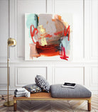 Abstract Metro Maps III by Jennifer Parker on GIANT ART - red abstract abstrait