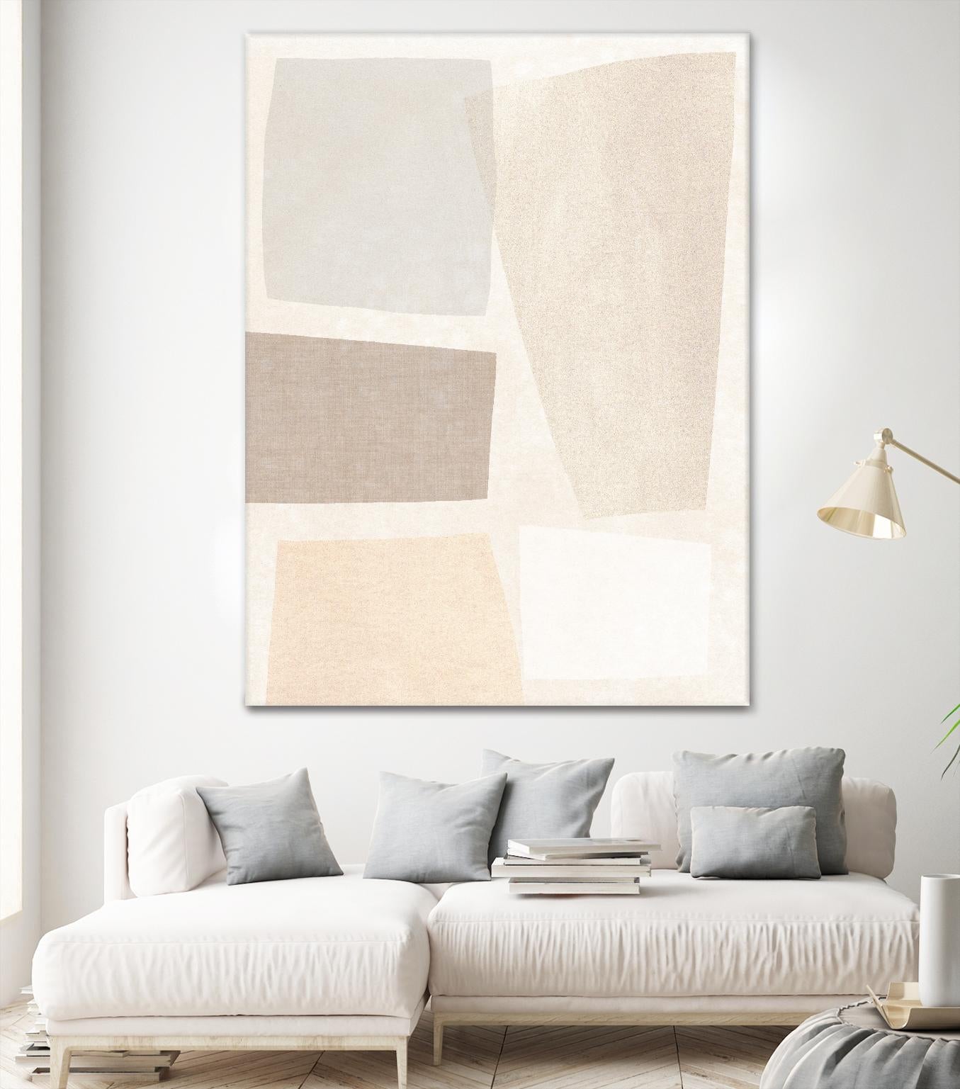 Block Magnetism II by June Vess on GIANT ART - grey  abstract abstract 