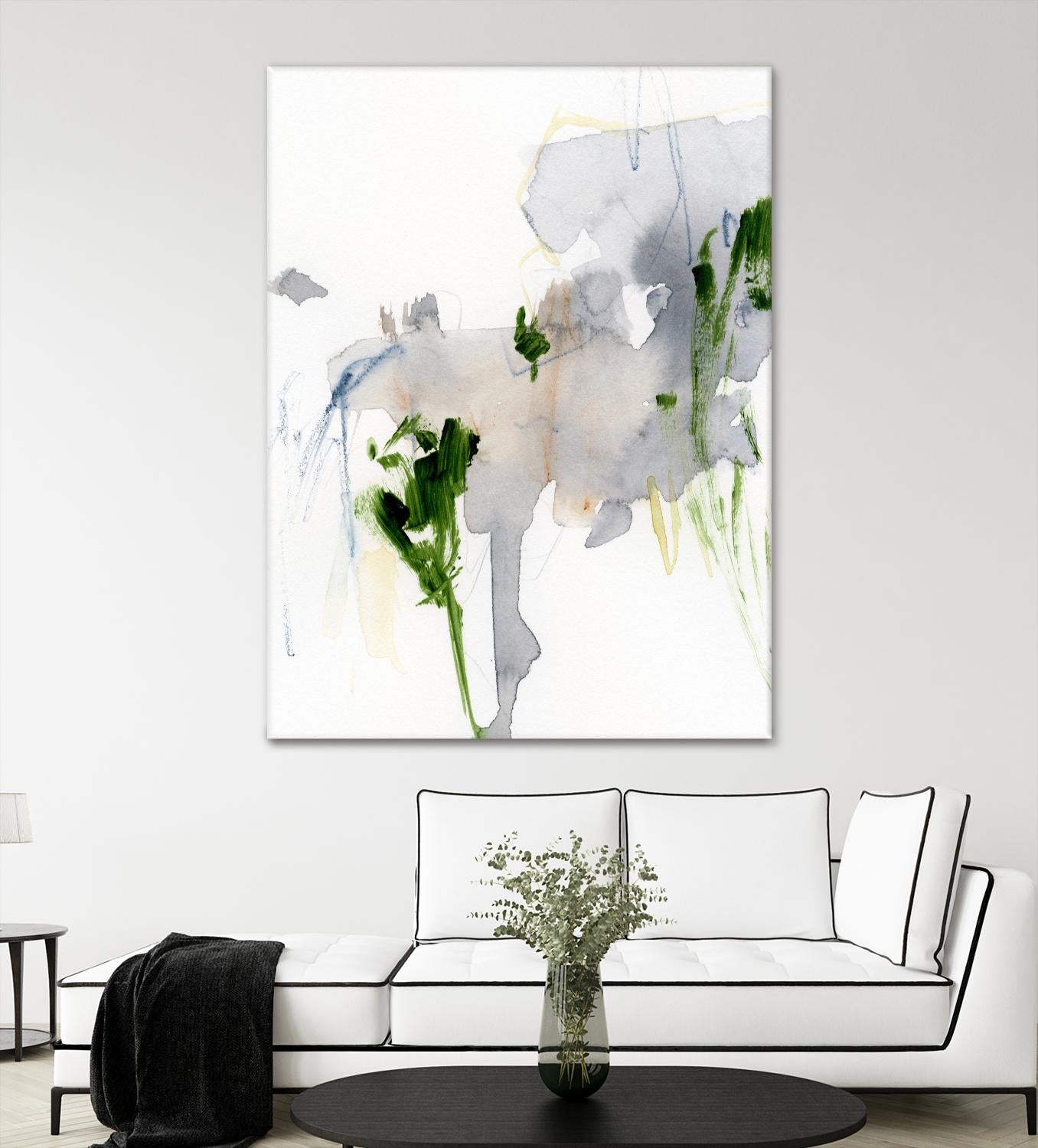 Green and Grey II by Victoria Barnes on GIANT ART - green abstract abstract 