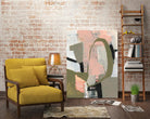 Scribbles & Shapes II by Jennifer Goldberger on GIANT ART - orange abstract abstract