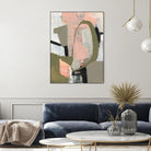 Scribbles & Shapes II by Jennifer Goldberger on GIANT ART - orange abstract abstract