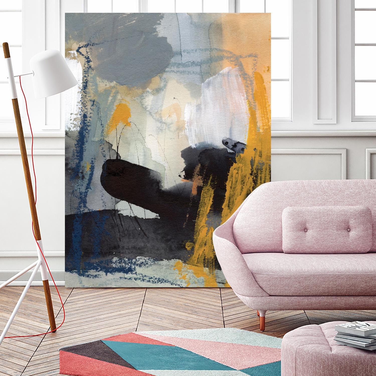 Incite II by Victoria Borges on GIANT ART - orange abstract abstract 