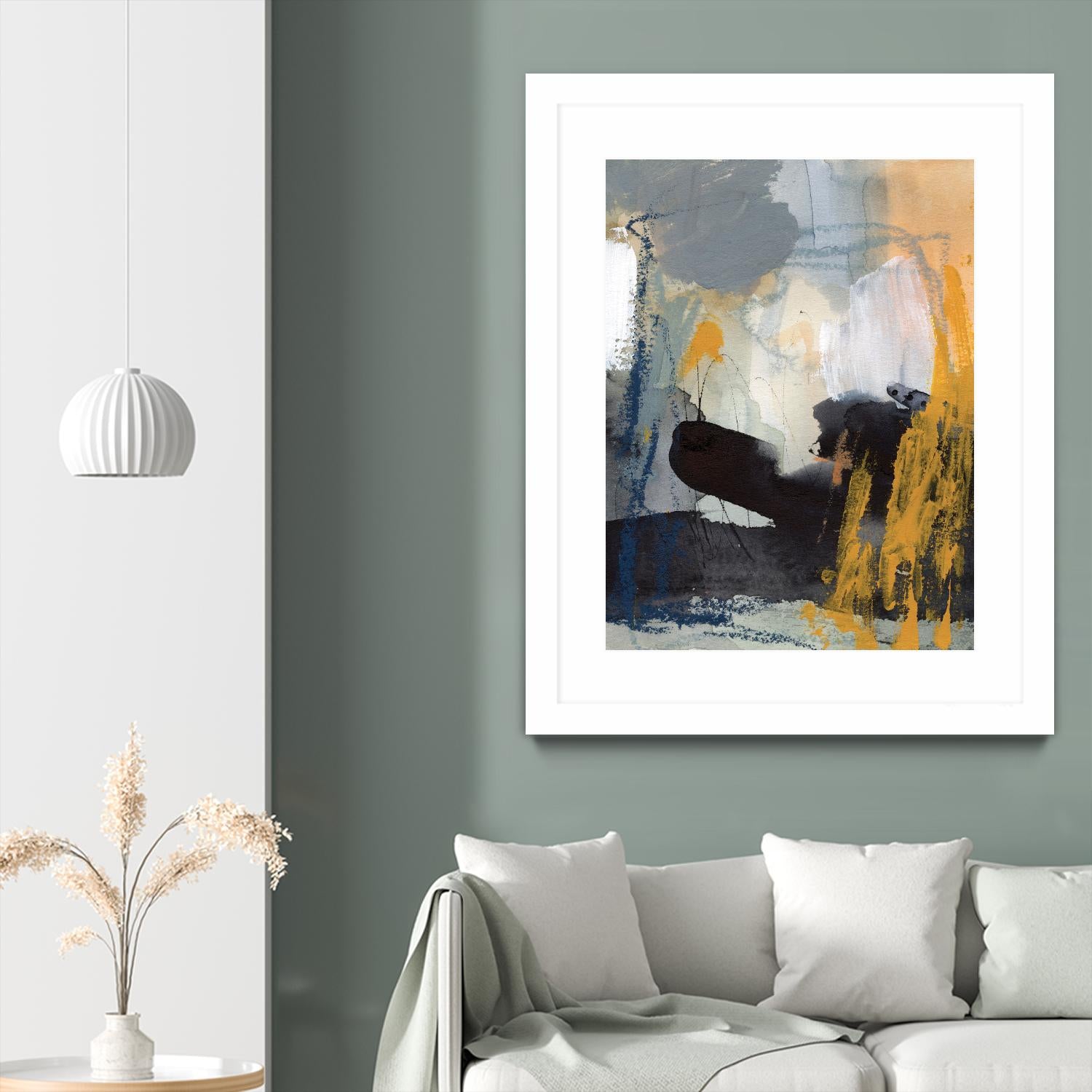 Incite II by Victoria Borges on GIANT ART - orange abstract abstract 