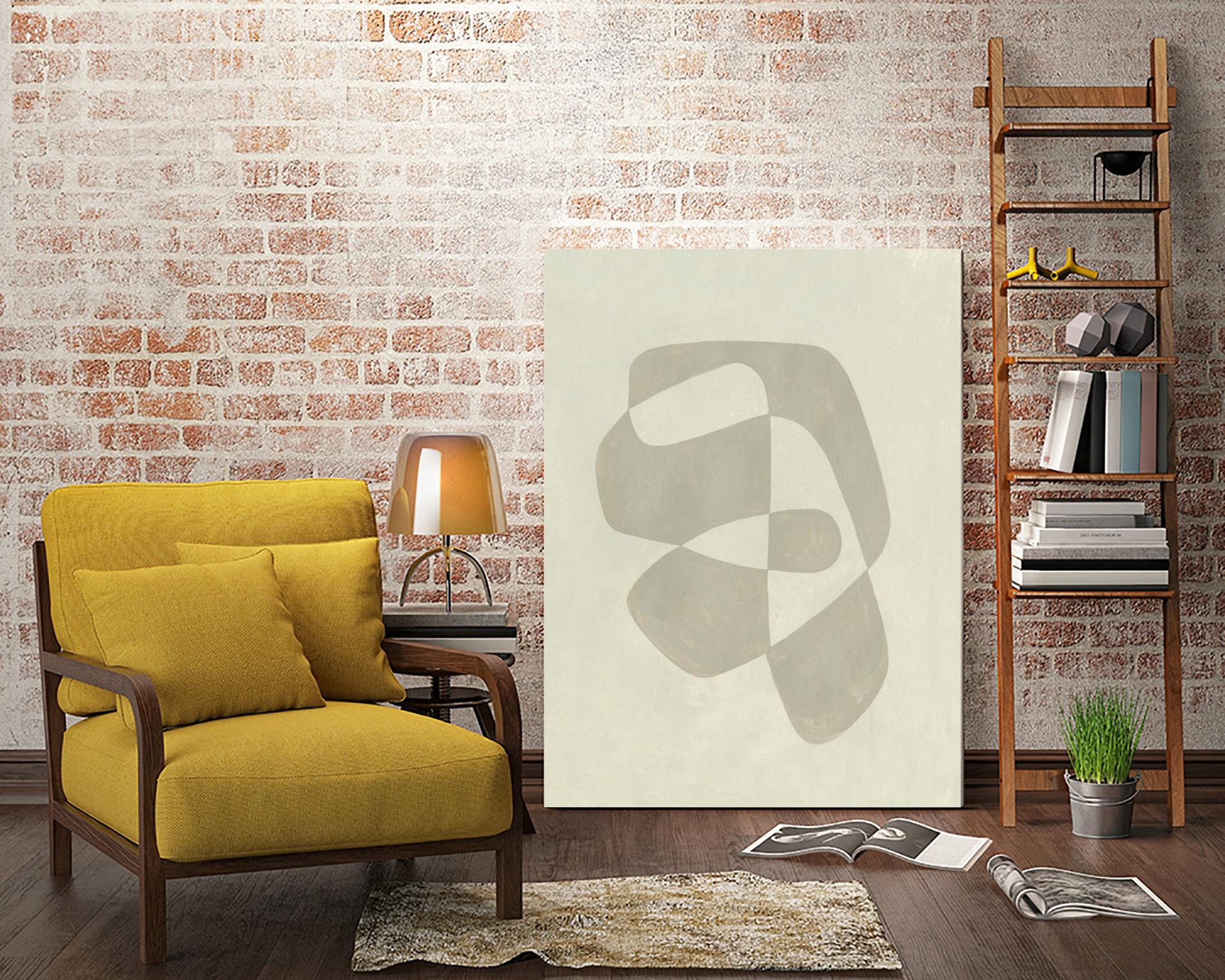 Soft Shape I by Emma Caroline on GIANT ART - beige abstract abstract