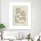Soft Shape II by Emma Caroline on GIANT ART - beige abstract abstract 