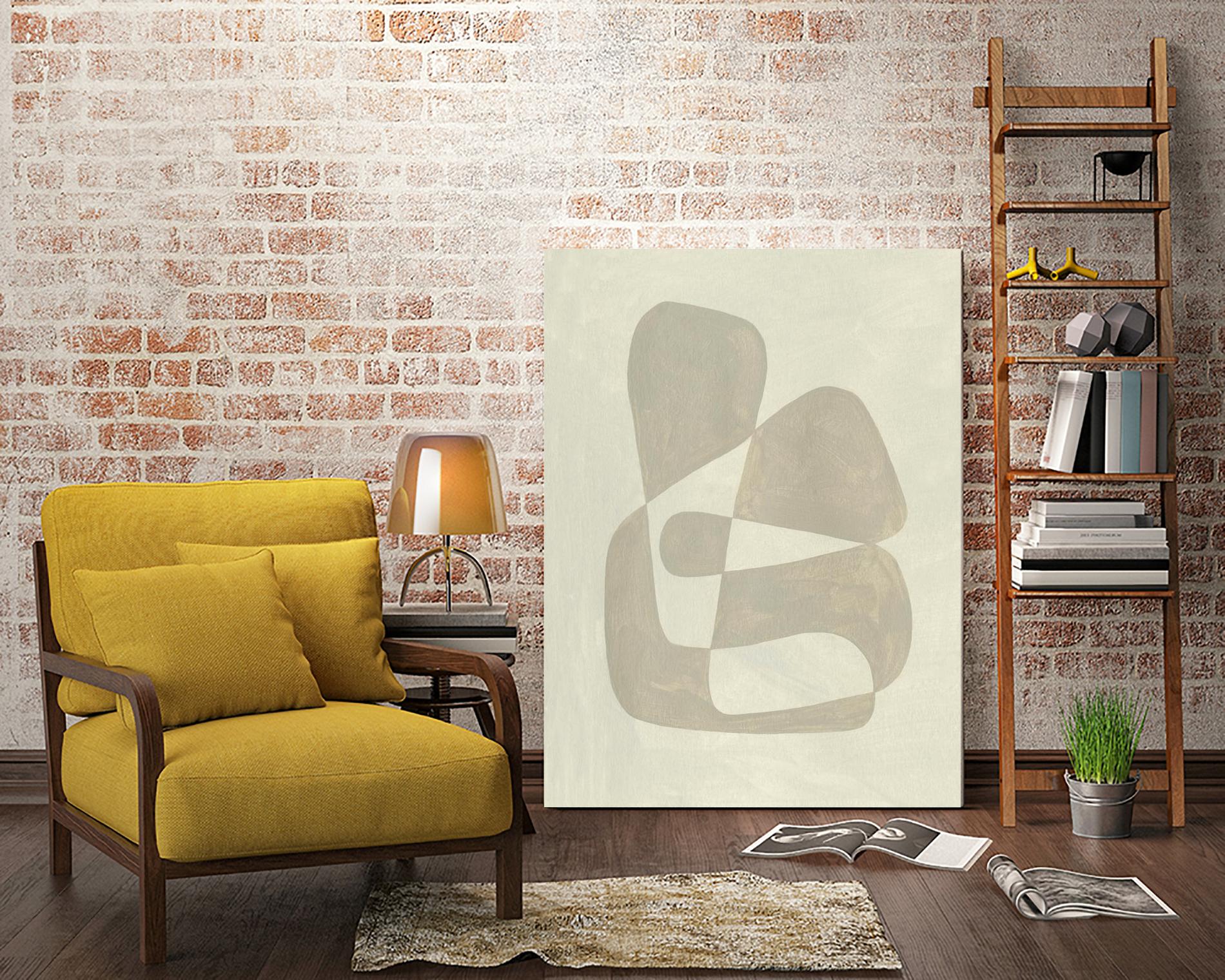 Soft Shape II by Emma Caroline on GIANT ART - beige abstract abstract 