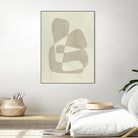 Soft Shape II by Emma Caroline on GIANT ART - beige abstract abstract 
